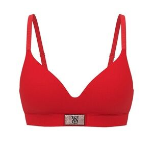 Victoria's Secret Shiny Patch Red Bra